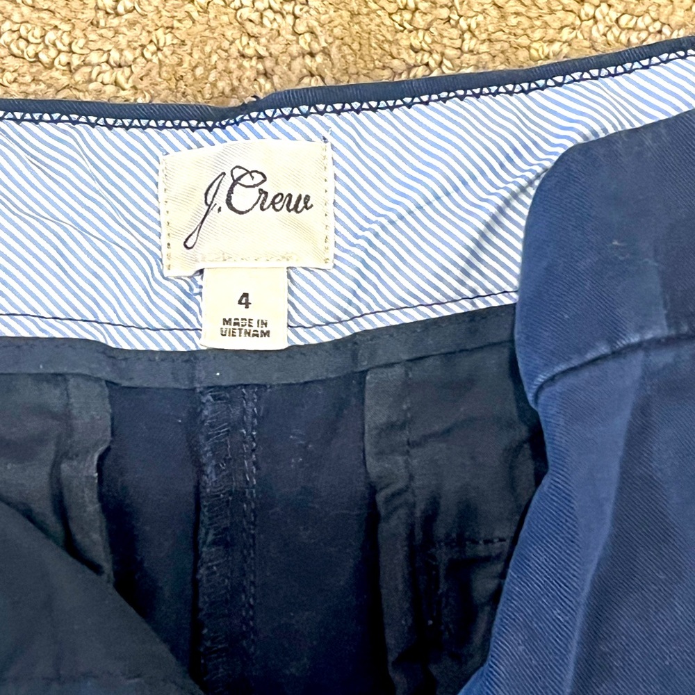 J.Crew 4 inch chinos shorts
